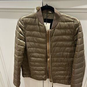 Massimo dutti Stylish Olive Puffer Jacket